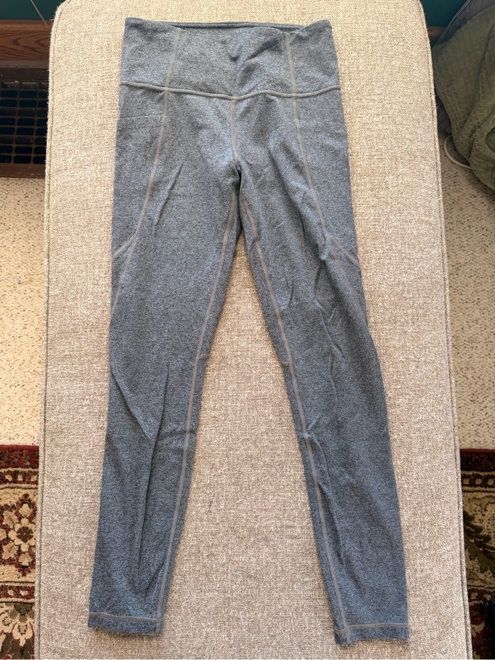 Athleta Gray High-Rise Performance Leggings